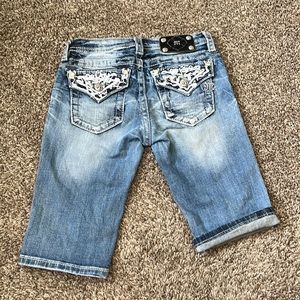 Miss me Bermuda shorts girls Sz 14